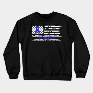 Als Awareness Flag Als Crewneck Sweatshirt